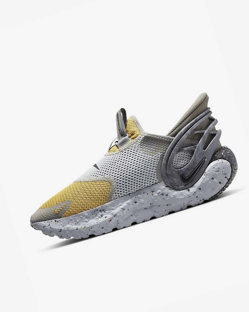 Yellow / Grey / Grey / Black Nike Glide FlyEase Men\'s Casual Shoes | CA_2442