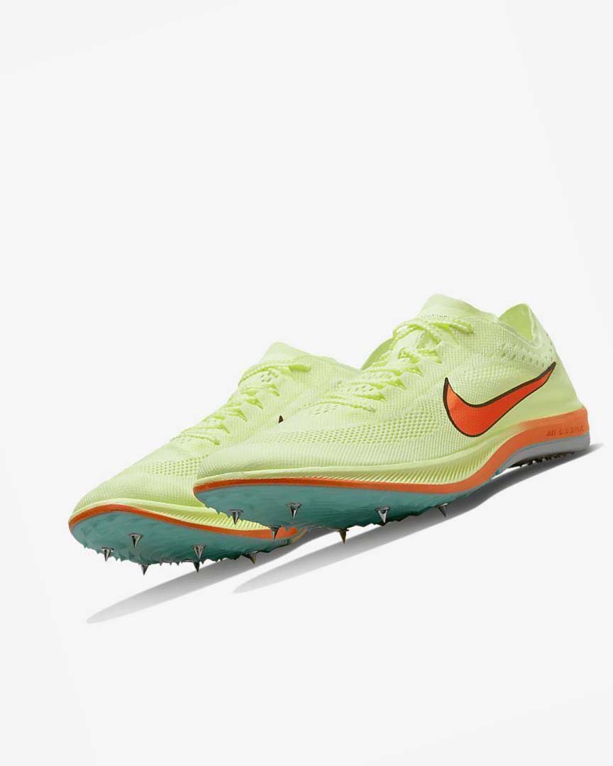 Yellow / Orange / Turquoise Nike ZoomX Dragonfly Men's Spikes | CA_3214