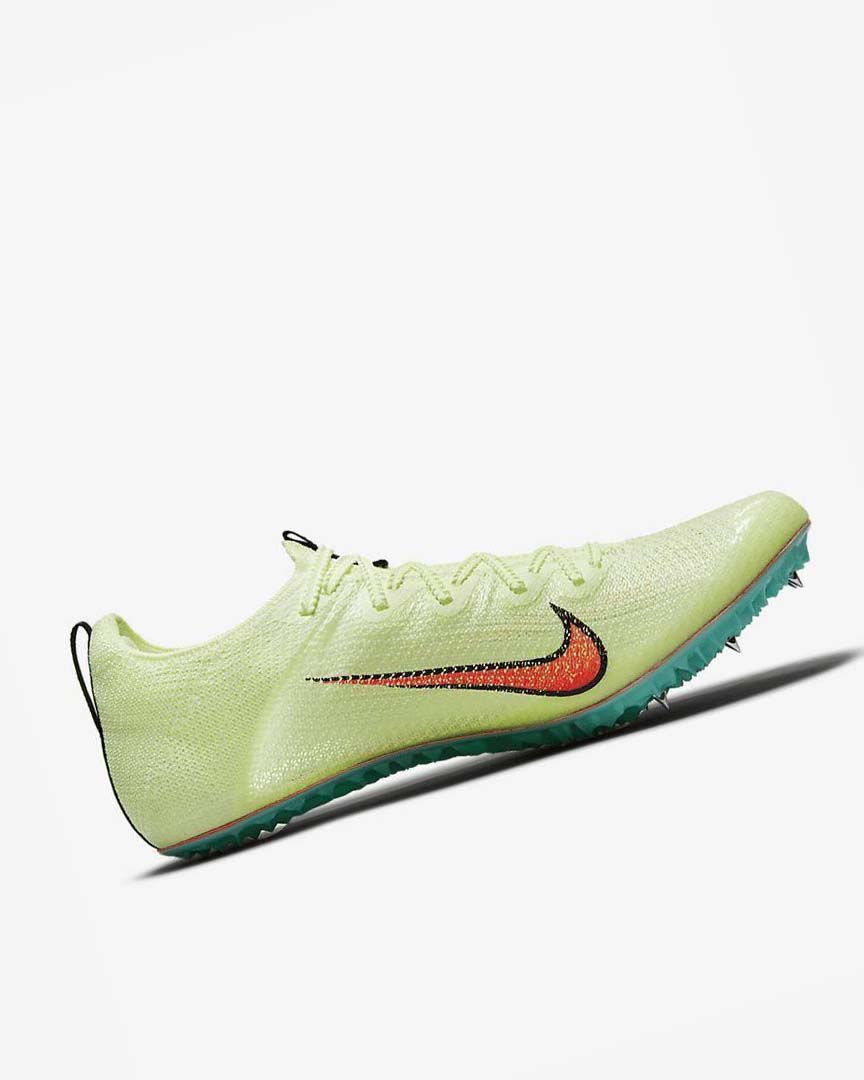 Yellow / Orange / Turquoise Nike Zoom Superfly Elite 2 Men's Spikes | CA_2262