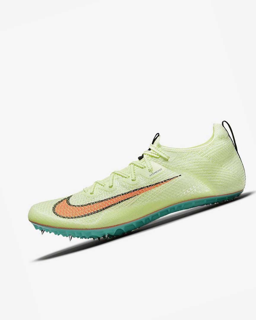 Yellow / Orange / Turquoise Nike Zoom Superfly Elite 2 Men\'s Spikes | CA_2262