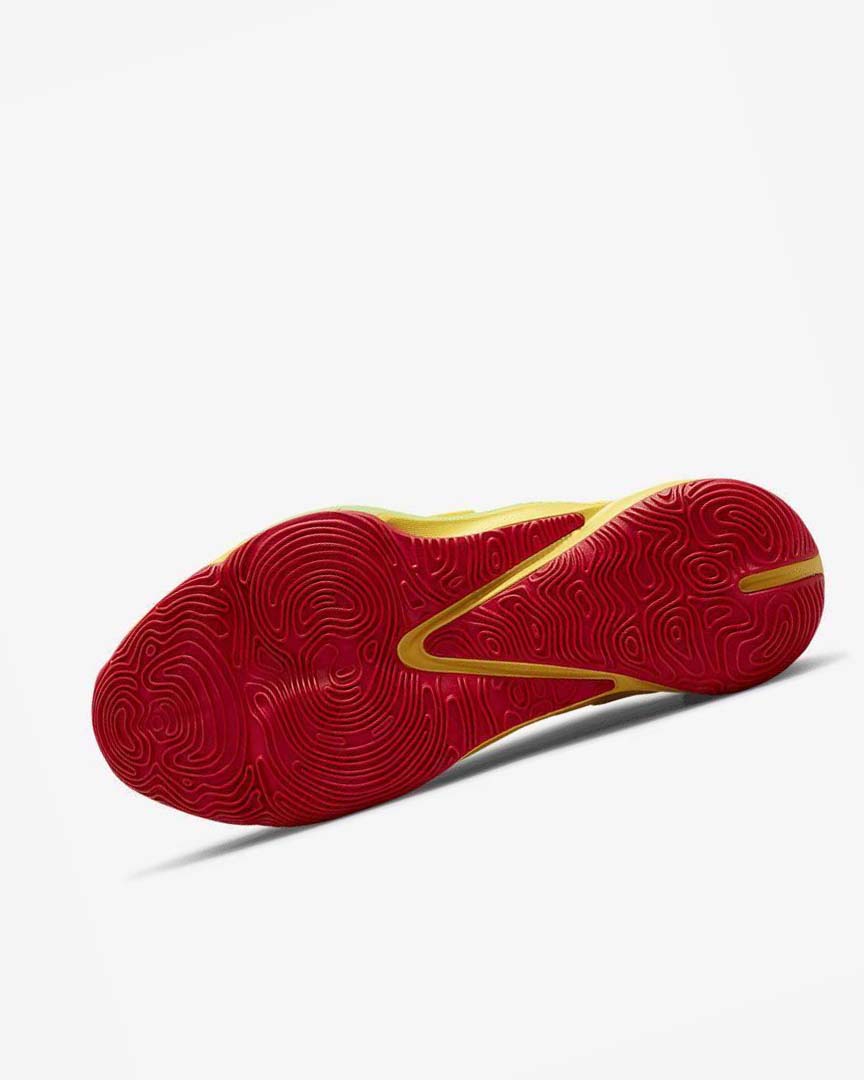 Yellow / Red Nike Zoom Freak 3 Men's Basketball Shoes | CA_2280
