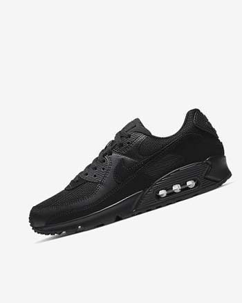 Black / Black / Black / Black Nike Air Max 90 Men's Casual Shoes | CA_2389