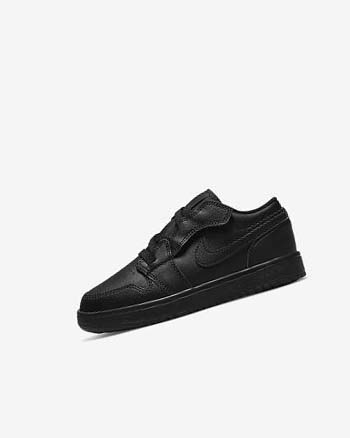 Black / Black / Black Nike Jordan 1 Low Alt Boys' Shoes | CA_4799