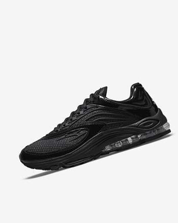 Black / Black / Metal Silver / Black Nike Air Tuned Max Men's Sneakers | CA_5335
