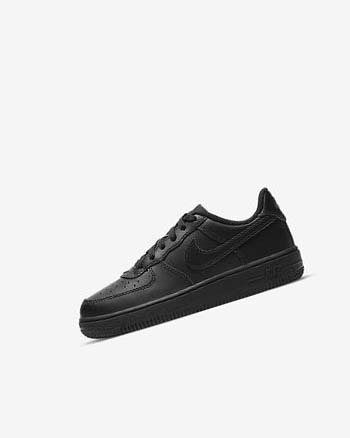 Black / Black Nike Force 1 LE Girls' Shoes | CA_2678