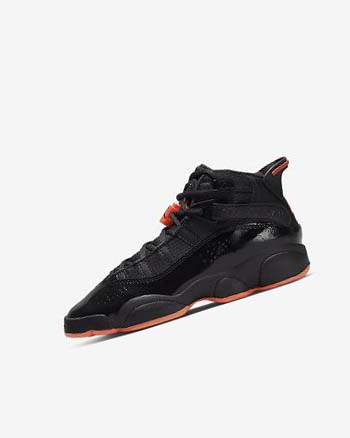 Black / Black Nike Jordan 6 Rings Boys' Basketball Shoes | CA_3231