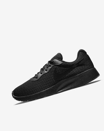 Black / Black Nike Tanjun Women's Sneakers | CA_5007