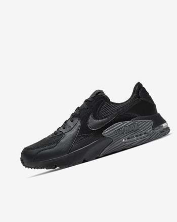 Black / Dark Grey / Black Nike Air Max Excee Men's Sneakers | CA_5418