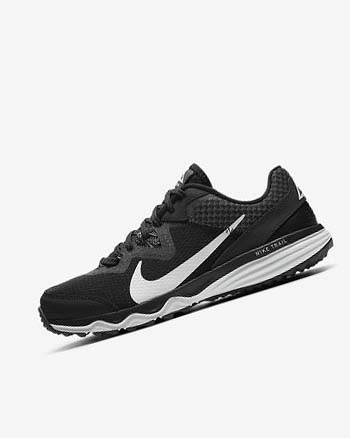 Black / Dark Grey / Grey / White Nike Juniper Trail Women's Trail Running Shoes | CA_3016