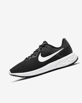 Black / Dark Grey / Grey / White Nike Revolution 6 Next Nature Women's Running Shoes | CA_2967
