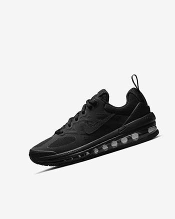 Black / Dark Grey Nike Air Max Genome Boys' Casual Shoes | CA_5314