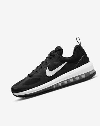 Black / Dark Grey / White Nike Air Max Genome Men's Casual Shoes | CA_2803
