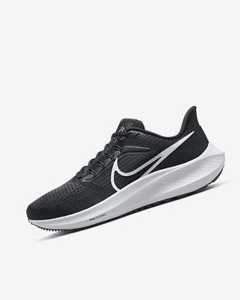 Black / Dark Grey / White Nike Air Zoom Pegasus 39 Women's Running Shoes | CA_4748