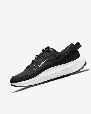 Black / Dark Grey / White Nike Crater Remixa Women's Sneakers | CA_4820