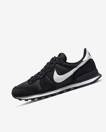 Black / Dark Grey / White Nike Internationalist Women's Sneakers | CA_5041