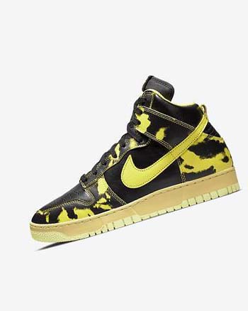 Black / Gold / Yellow Nike Dunk High 1985 SP Men's Sneakers | CA_4851