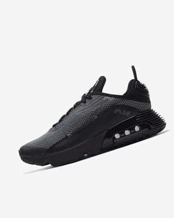 Black / Grey / Black / Dark Grey Nike Air Max 2090 Boys' Casual Shoes | CA_5486