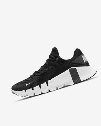 Black / Grey / Black Nike Free Metcon 4 Men's Training Shoes | CA_2719