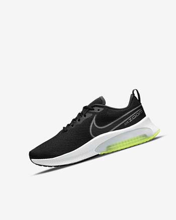 Black / Grey / Dark Grey Nike Air Zoom Arcadia Girls' Running Shoes | CA_3246