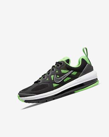 Black / Grey / Green Nike Air Max Genome Boys' Casual Shoes | CA_4990