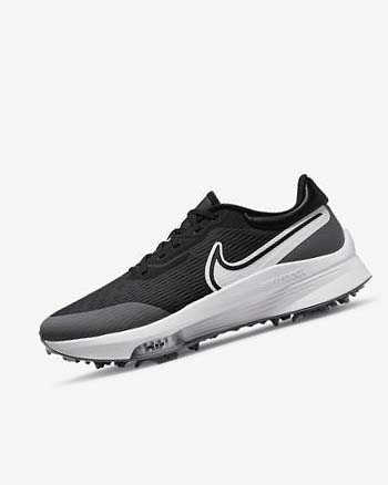 Black / Grey / Turquoise / White Nike Air Zoom Infinity Tour NEXT% Men's Golf Shoes | CA_2558
