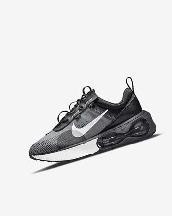 Black / Grey / White Nike Air Max 2021 Boys' Casual Shoes | CA_3117