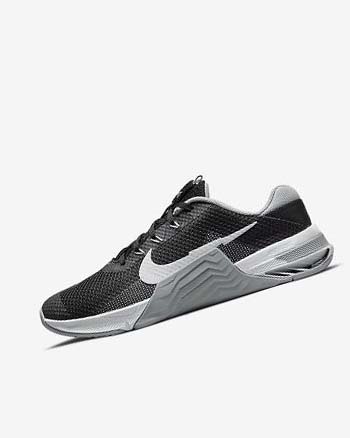 Black / Grey / White / Platinum Nike Metcon 7 Women's Training Shoes | CA_3218