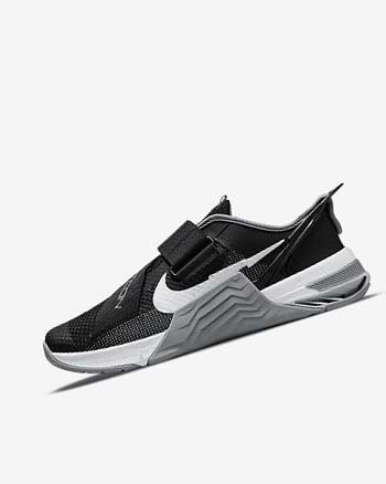 Black / Grey / White / Platinum Nike Metcon 7 FlyEase Women's Training Shoes | CA_5499