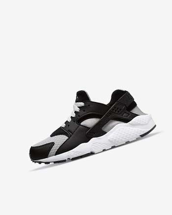 Black / Grey / White / Red Nike Huarache Run Boys' Shoes | CA_2681