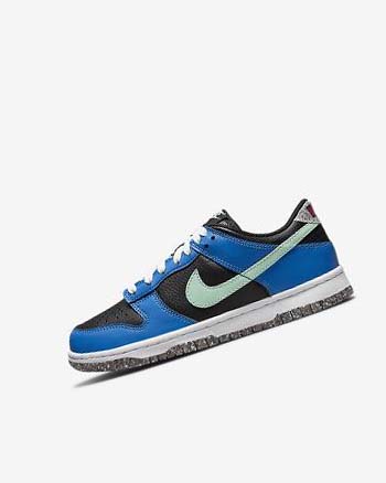 Black / Light Blue / Pink / Mint Nike Dunk Low SE Boys' Sneakers | CA_2236