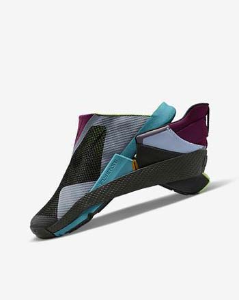 Black / Light Green / Black Nike Go FlyEase Men's Sneakers | CA_3205
