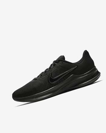 Black / Light Grey / Dark Grey Nike Downshifter 11 Men's Running Shoes | CA_5356