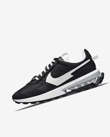 Black / Metal Silver / White Nike Air Max Pre-Day Women's Sneakers | CA_5305