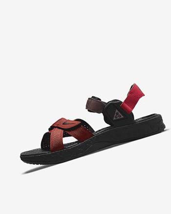 Black Nike ACG Air Deschutz + Men's Sandals | CA_4754