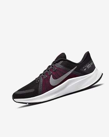 Black / Pink / Dark Grey / White Nike Quest 4 Women's Running Shoes | CA_4859