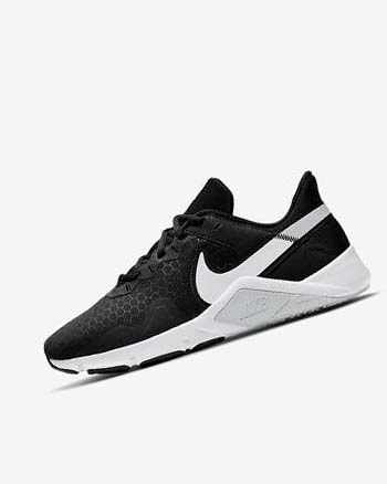 Black / Platinum / White Nike Legend Essential 2 Women's Training Shoes | CA_2398