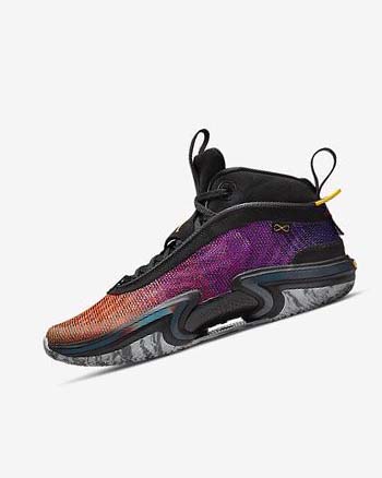 Black / Purple / Orange Nike Air Jordan XXXVI Men's Basketball Shoes | CA_5027