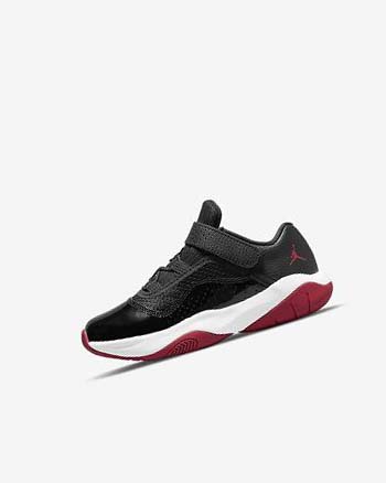 Black / Red / White Nike Jordan 11 CMFT Low Boys' Shoes | CA_2637