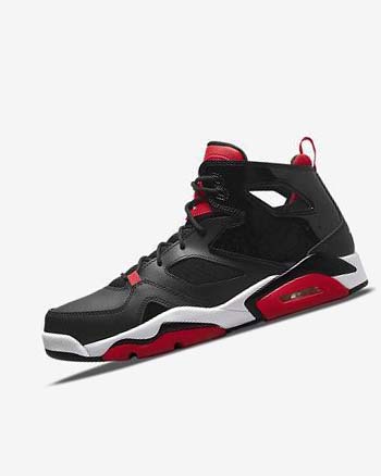 Black / Red / White Nike Jordan Flight Club '91 Men's Basketball Shoes | CA_5083