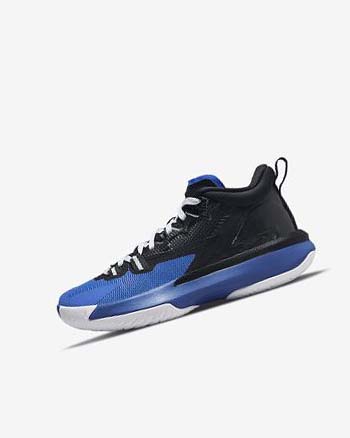 Black / Royal / White Nike Zion 1 Boys' Basketball Shoes | CA_3266