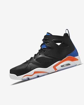Black / Royal / White / Orange Nike Jordan Flight Club '91 Men's Basketball Shoes | CA_2739
