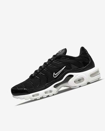 Black / White / Black Nike Air Max Plus Women's Sneakers | CA_5337