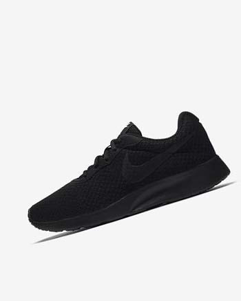 Black / White / Black Nike Tanjun Women's Sneakers | CA_4537