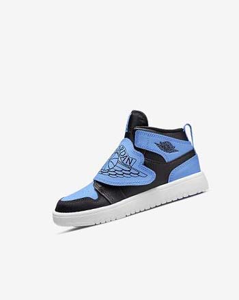 Black / White / Blue Nike Sky Jordan 1 Boys' Shoes | CA_5598