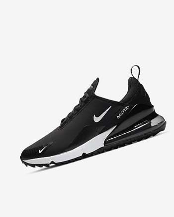 Black / White Nike Air Max 270 G Women's Golf Shoes | CA_2996