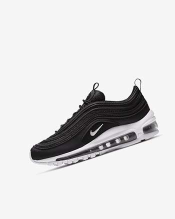 Black / White Nike Air Max 97 Boys' Casual Shoes | CA_3224