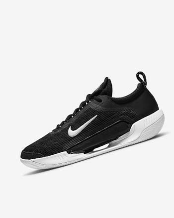 Black / White Nike Court Zoom NXT Men's Tennis Shoes | CA_4558