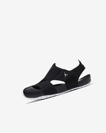 Black / White Nike Jordan Flare Boys' Shoes | CA_5213