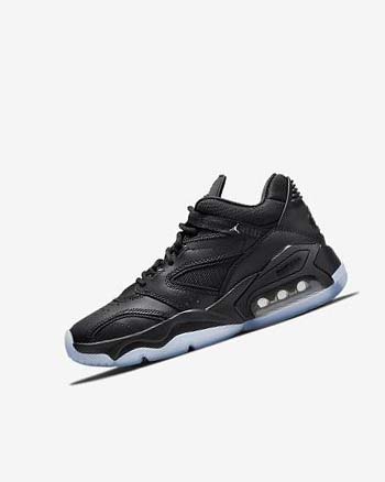 Black / White Nike Jordan Point Lane Boys' Basketball Shoes | CA_3216