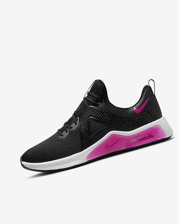Black / White / Pink Nike Air Max Bella TR 5 Women's Training Shoes | CA_5277
